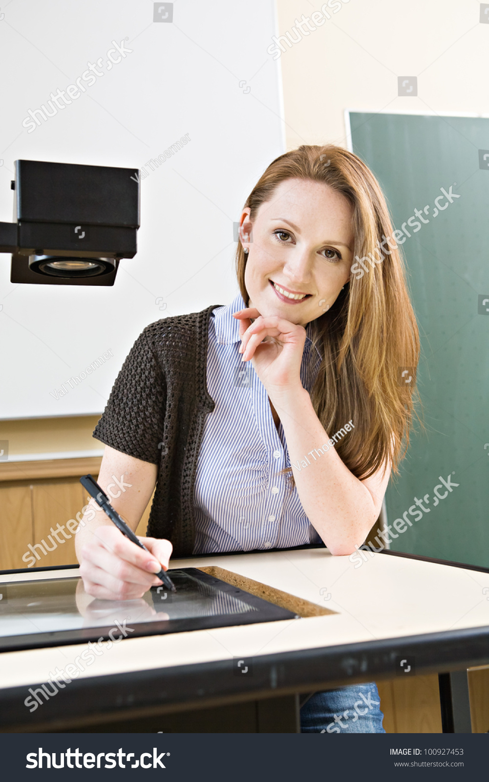 Portrait Of Young Women Teachers Stock Photo   Download Image Now