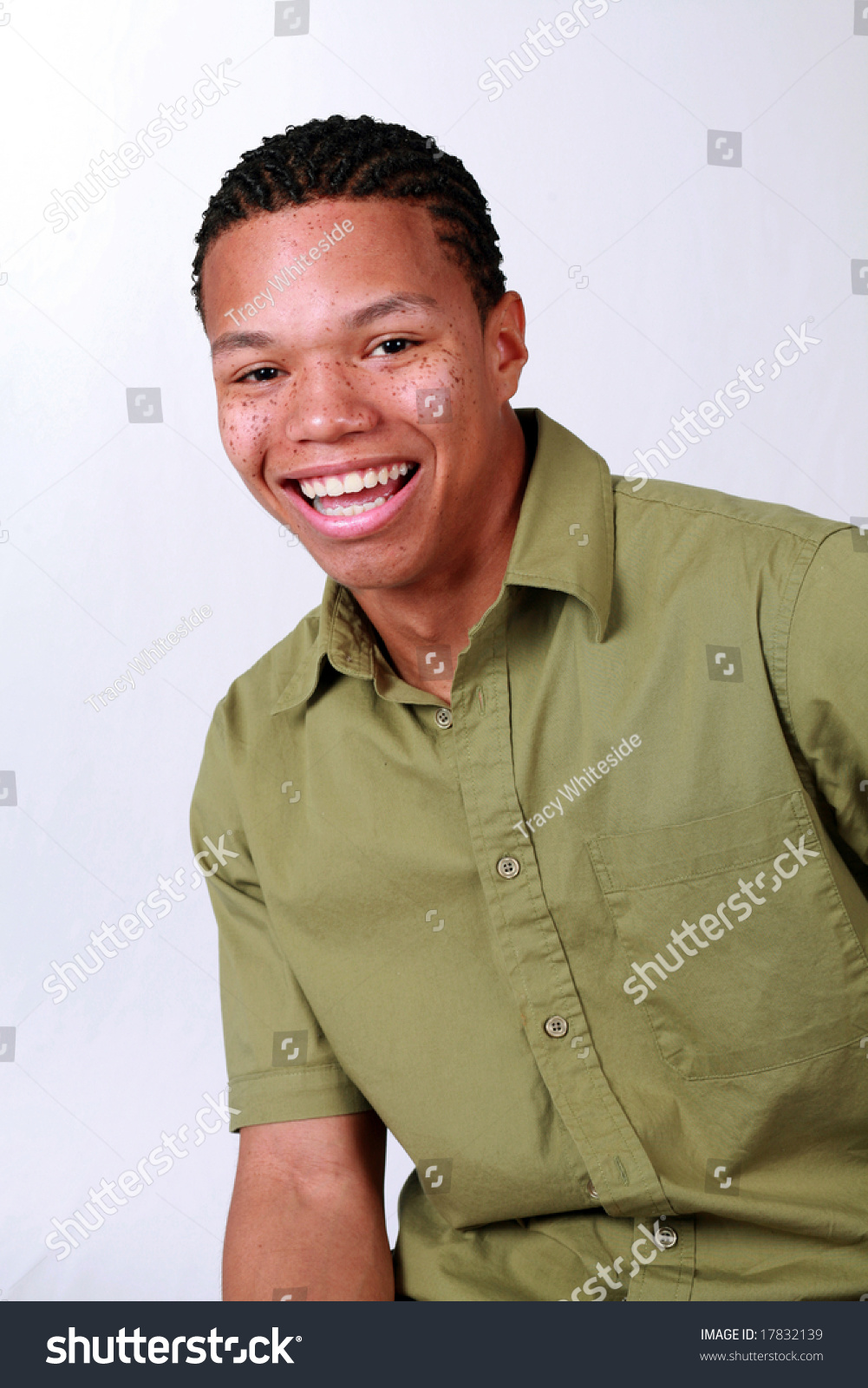 Alt African American Teen Smiling 20