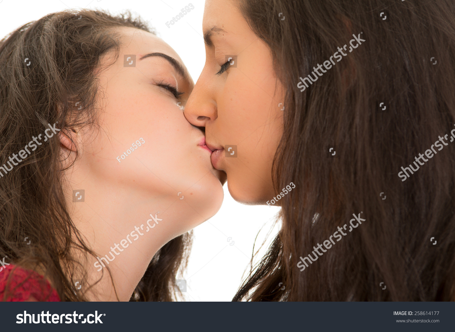 Beautiful Lesbian Kiss 12