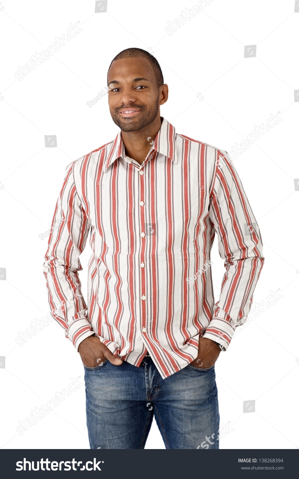 guy striped shirt