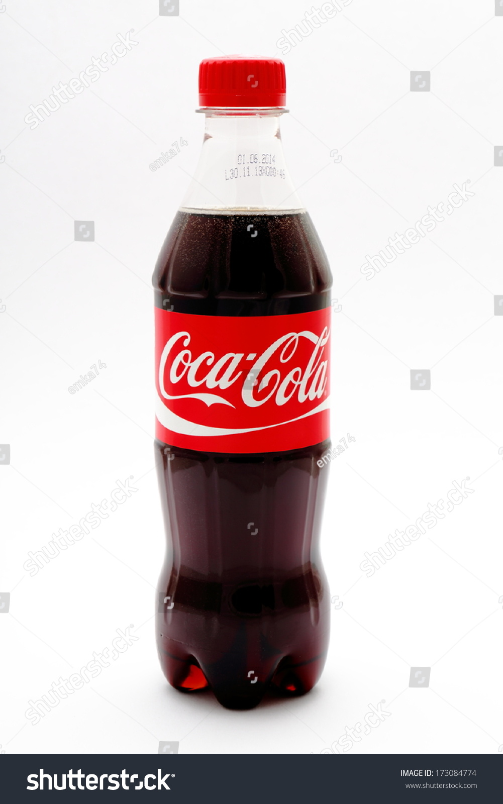 Prague, Czech Republic - January 23, 2014: Coca-cola Drink In 0,5 Litre 