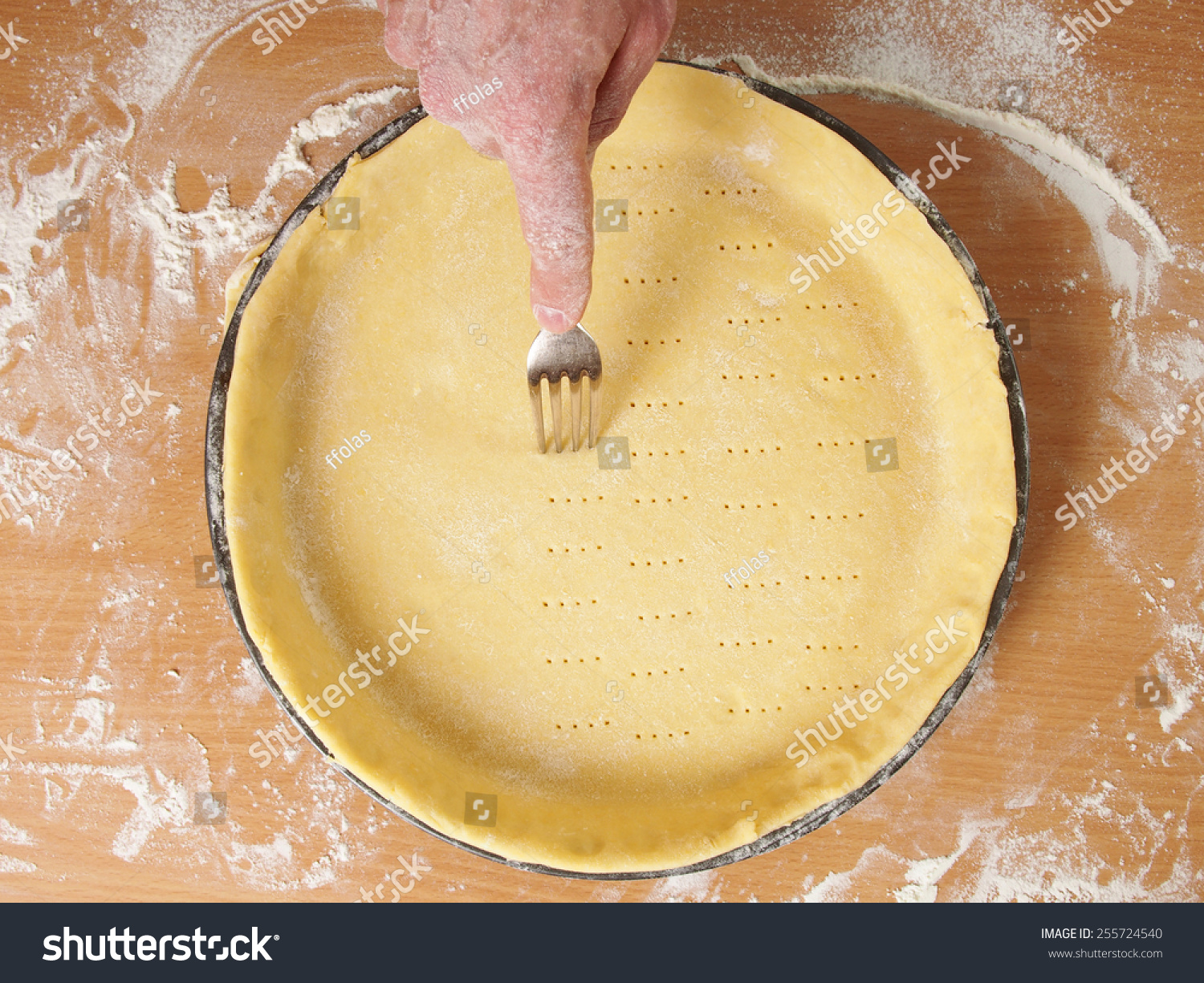 Prick Base Pastry Case All Over Stock Photo 255724540 Shutterstock