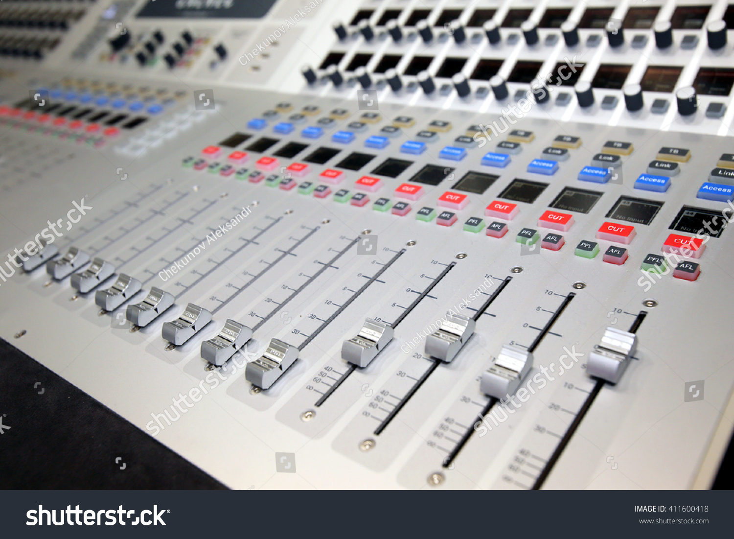 Professional Sound Equipment,Mixer,Equalizer,Amplifier Stock Photo ...