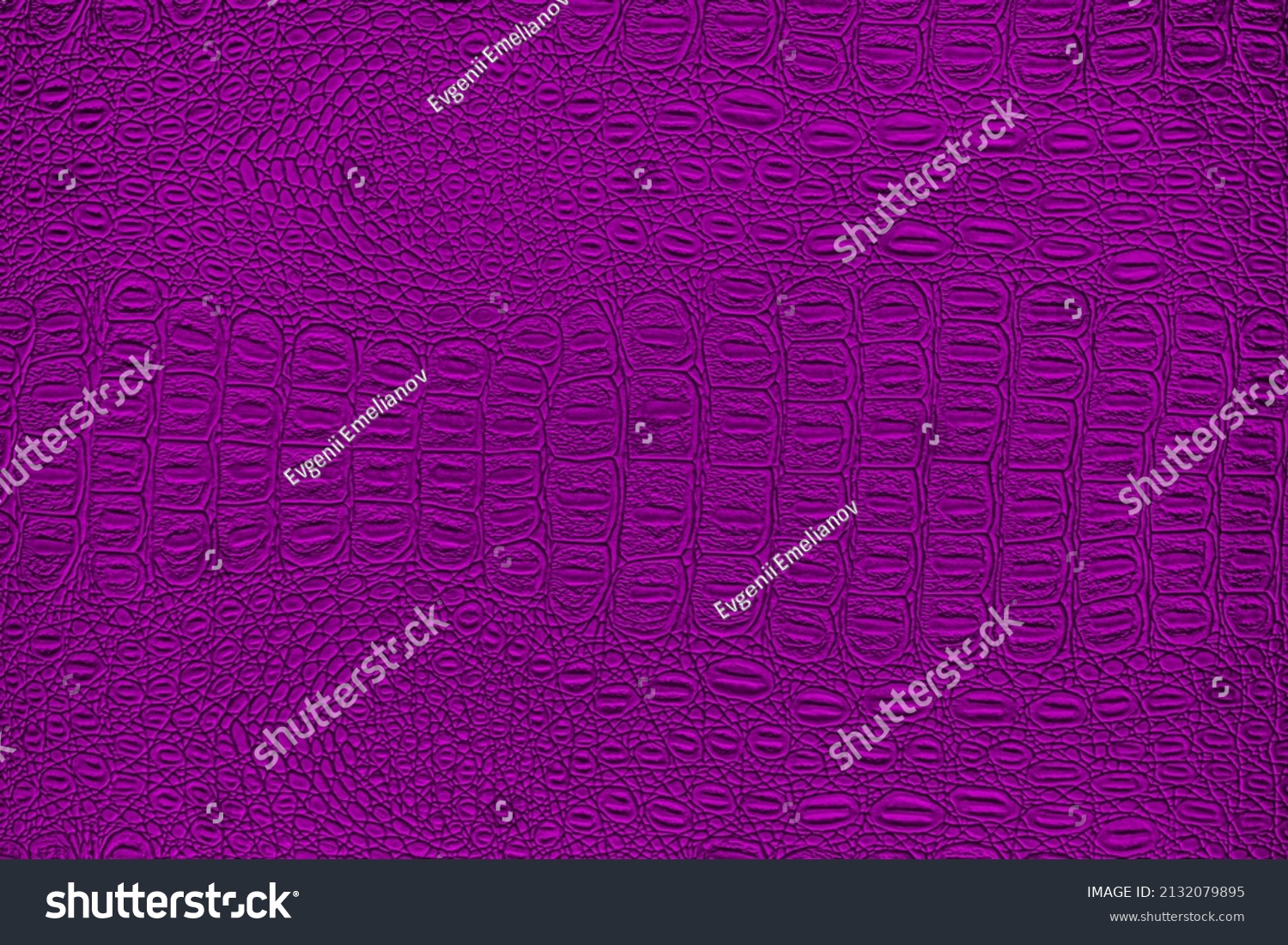 Purple Crocodile Leather Texture Abstract Background Stock Photo