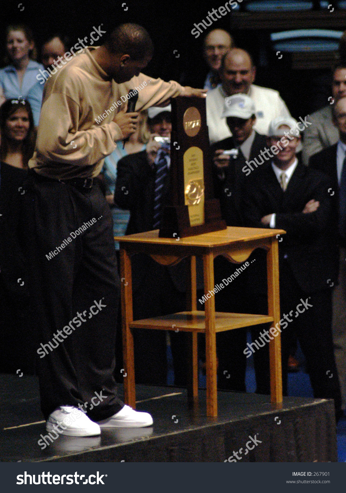 Rashad Mccants Giving The 2005 Ncaa National Championship Basketball