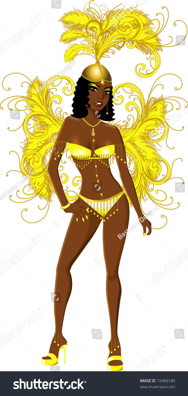 Las Vegas Showgirls Clip Art