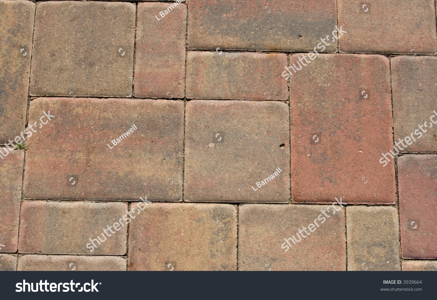 Rectangles Squares Pattern Brick Pavers Stock Photo 3939664 Shutterstock