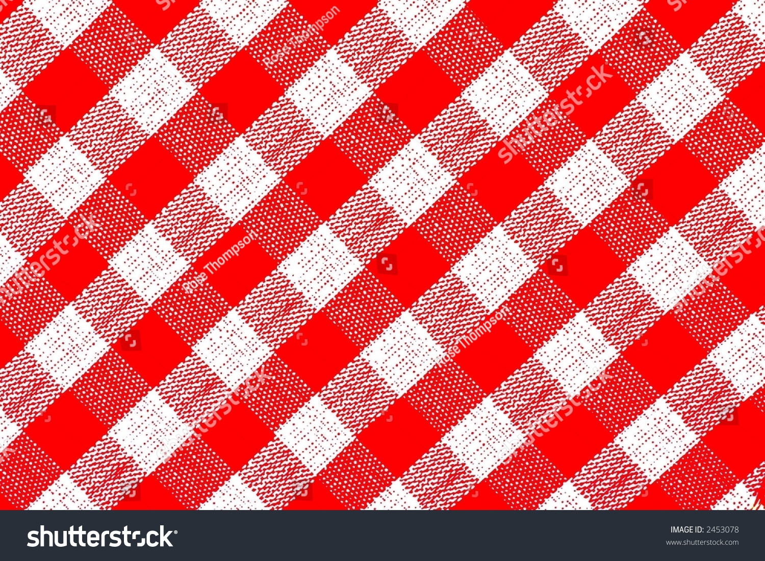 Red And White Plaid Background. Stock Photo 2453078 : Shutterstock