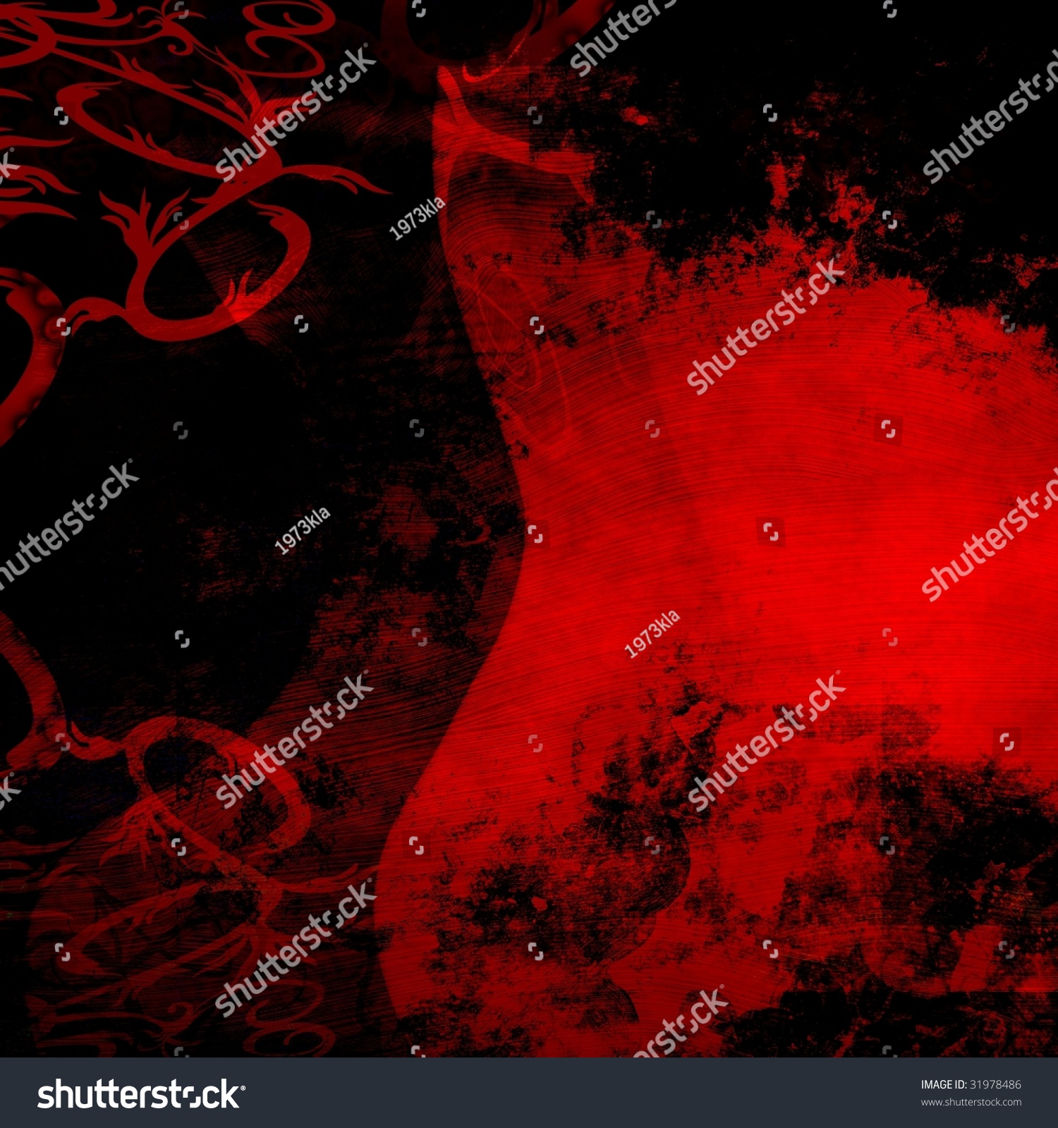 Red-Black Abstract Horror Background Stock Photo 31978486 : Shutterstock