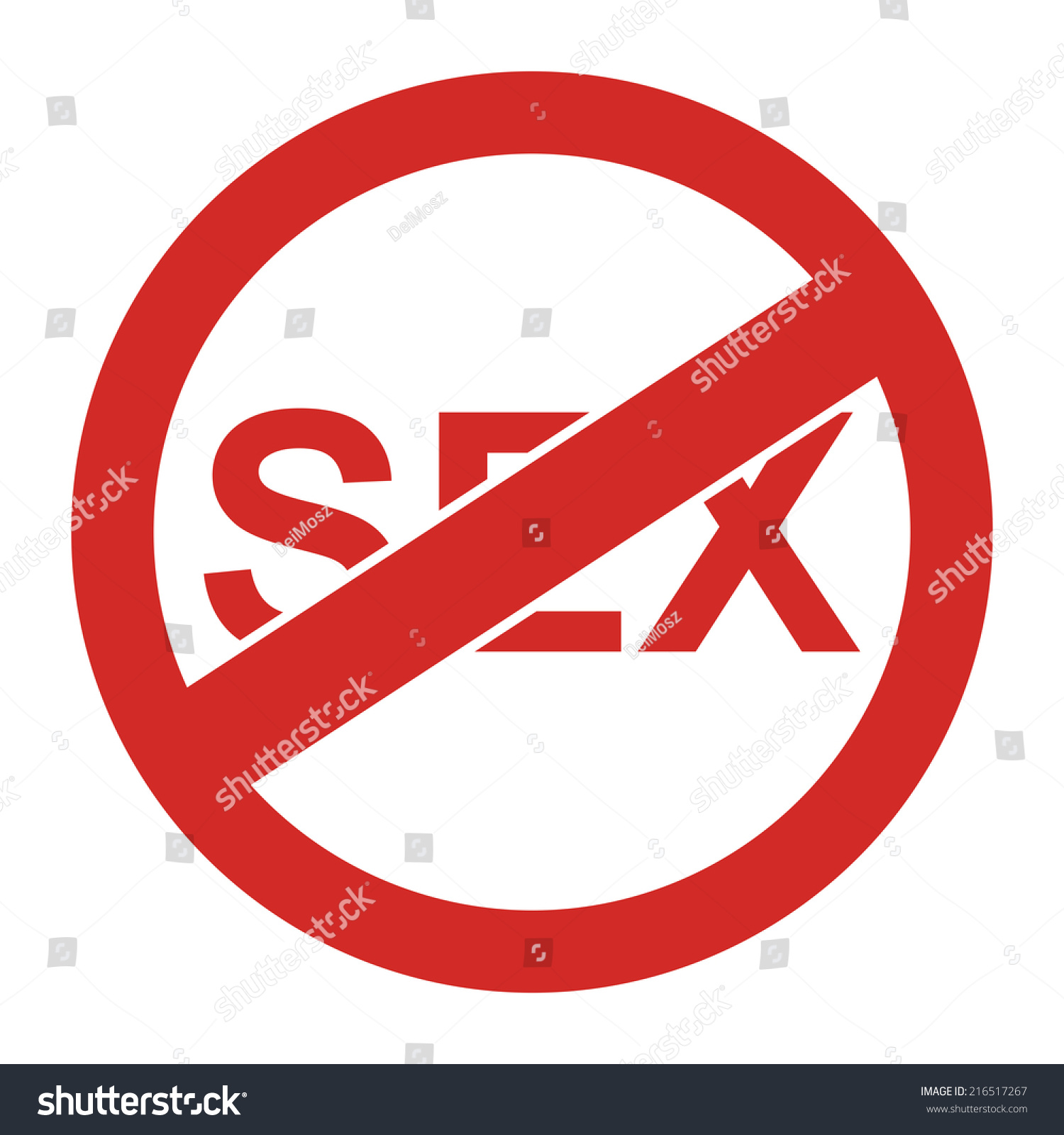 Red Circle No Sex Prohibited Sign Icon Or Label Isolate On White Free