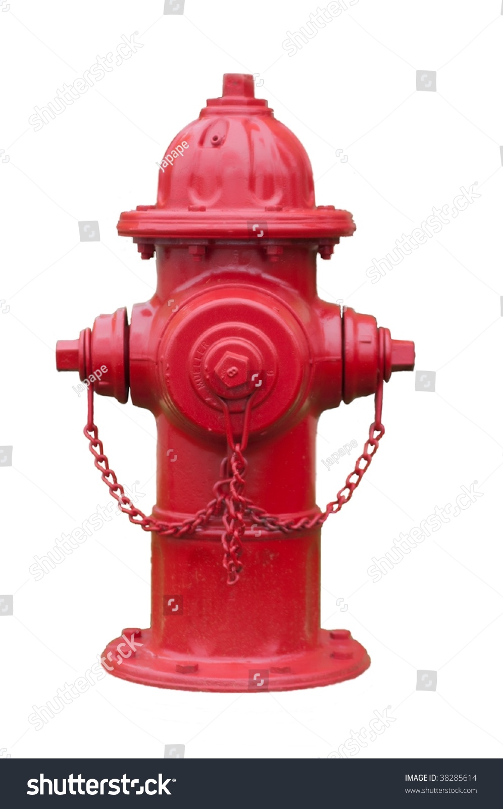 Red Fire Hydrant Isolated On White. Stock Photo 38285614 Shutterstock