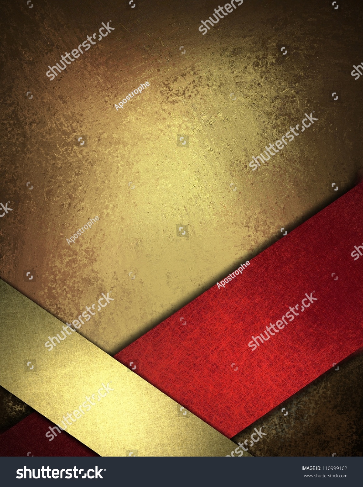 red gold background design layout abstract stock christmas stationary template
