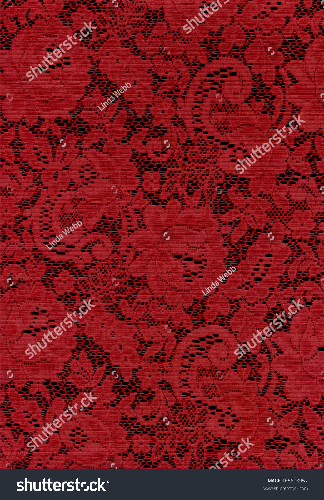 Red Lace On Black Background Stock Photo 5608957 - Shutterstock