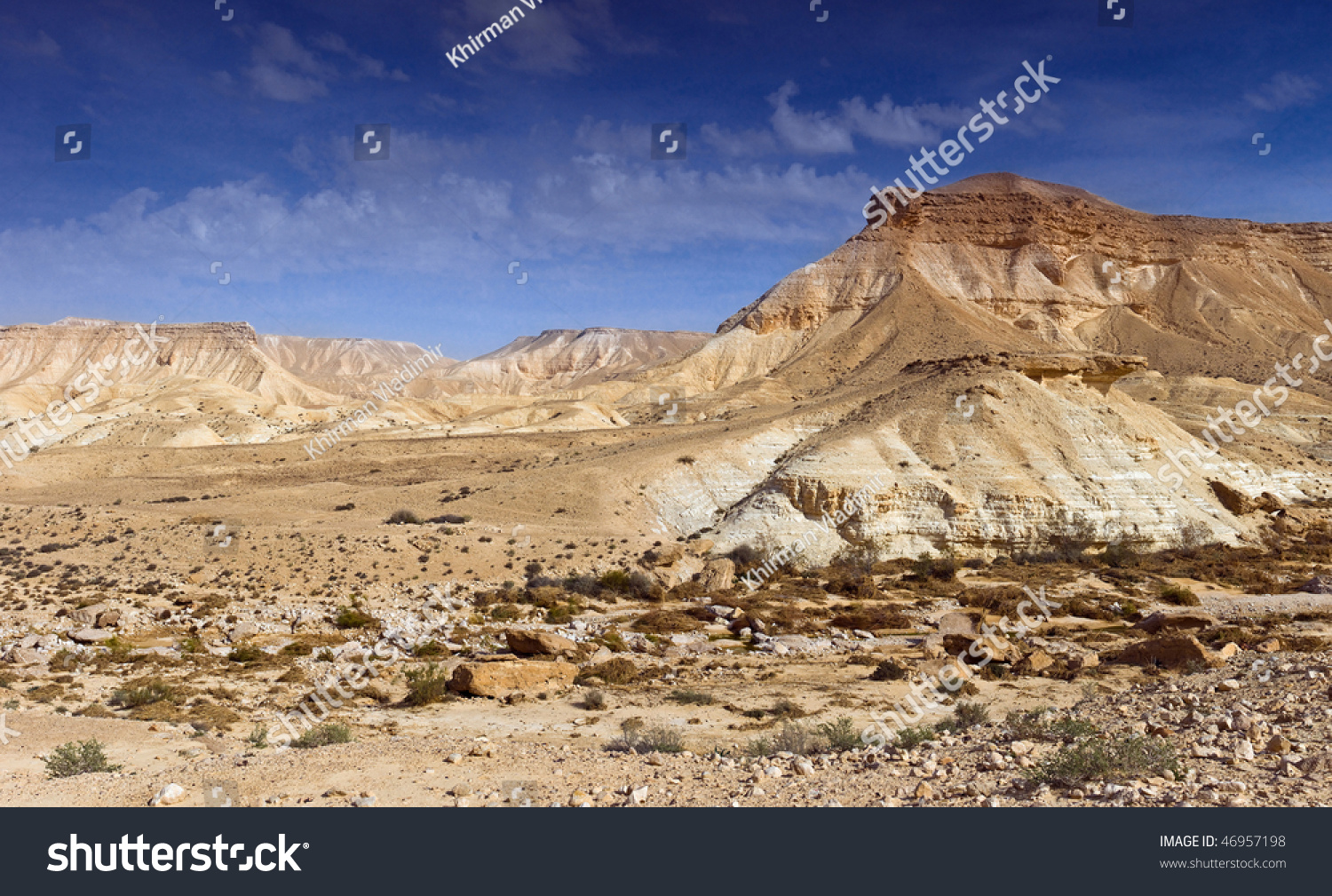 Red Mountain In Negev Desert, Israel Stock Photo 46957198 : Shutterstock