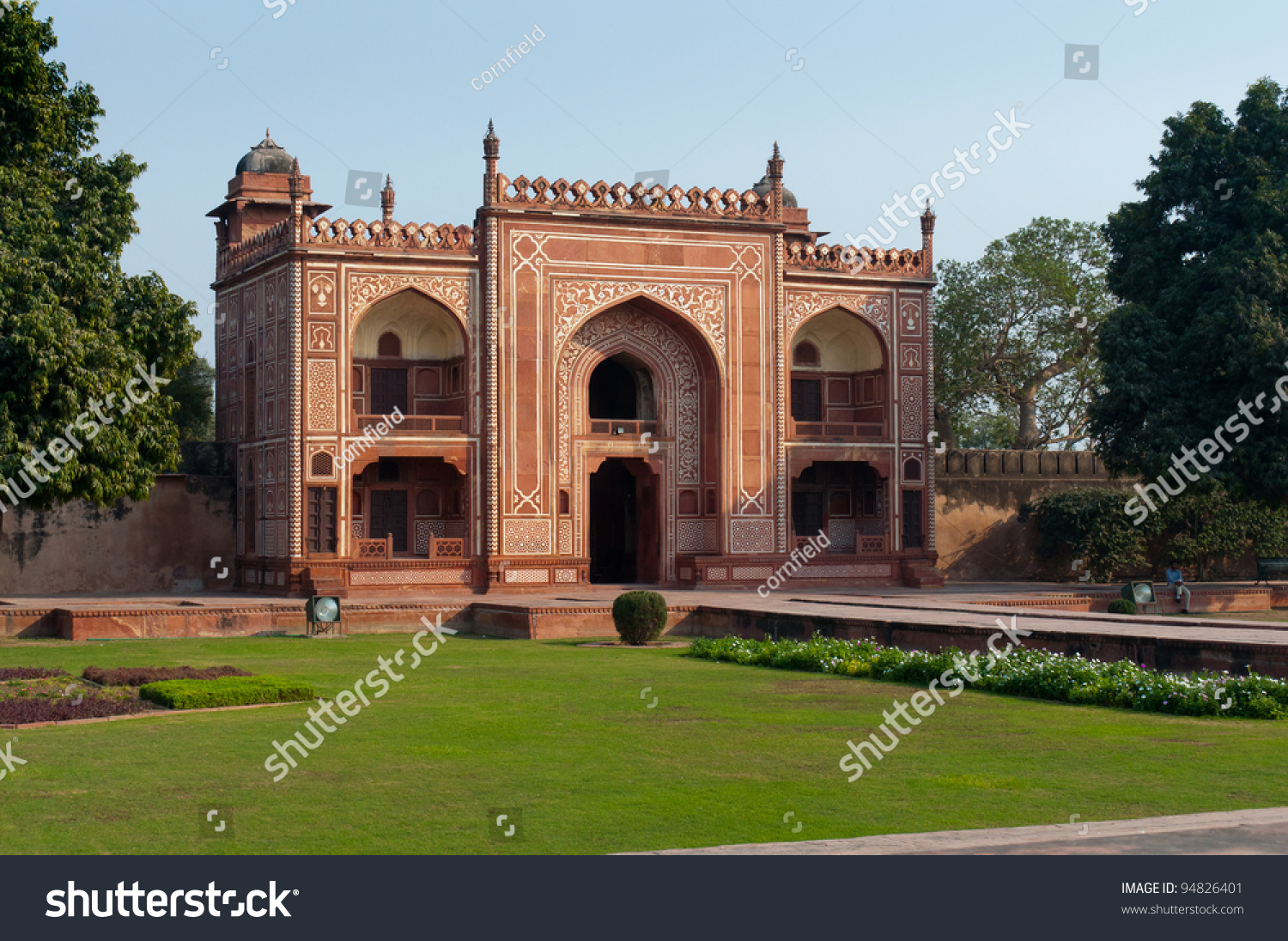Red Sandstone Gateway To The Itimad-Ub-Daulah'S Tomb. Also ...