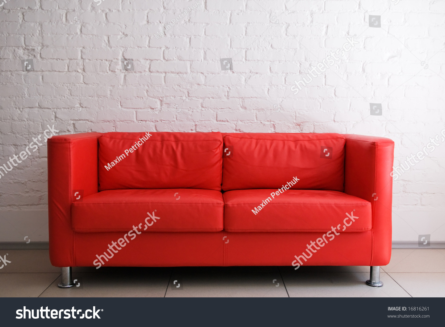 Red And White Sofa » Home Design 2017