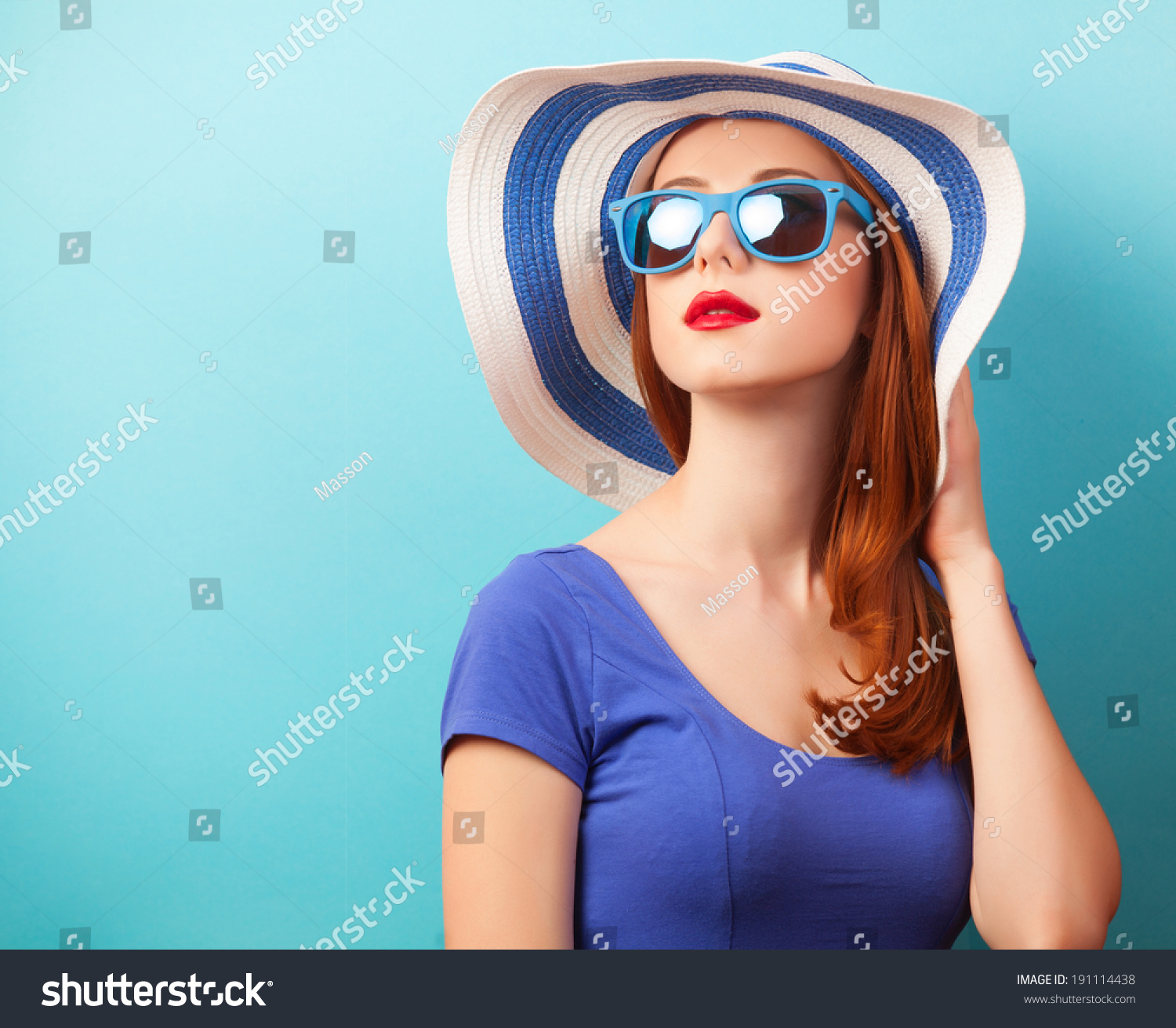 Redhead With Sunglasses 99