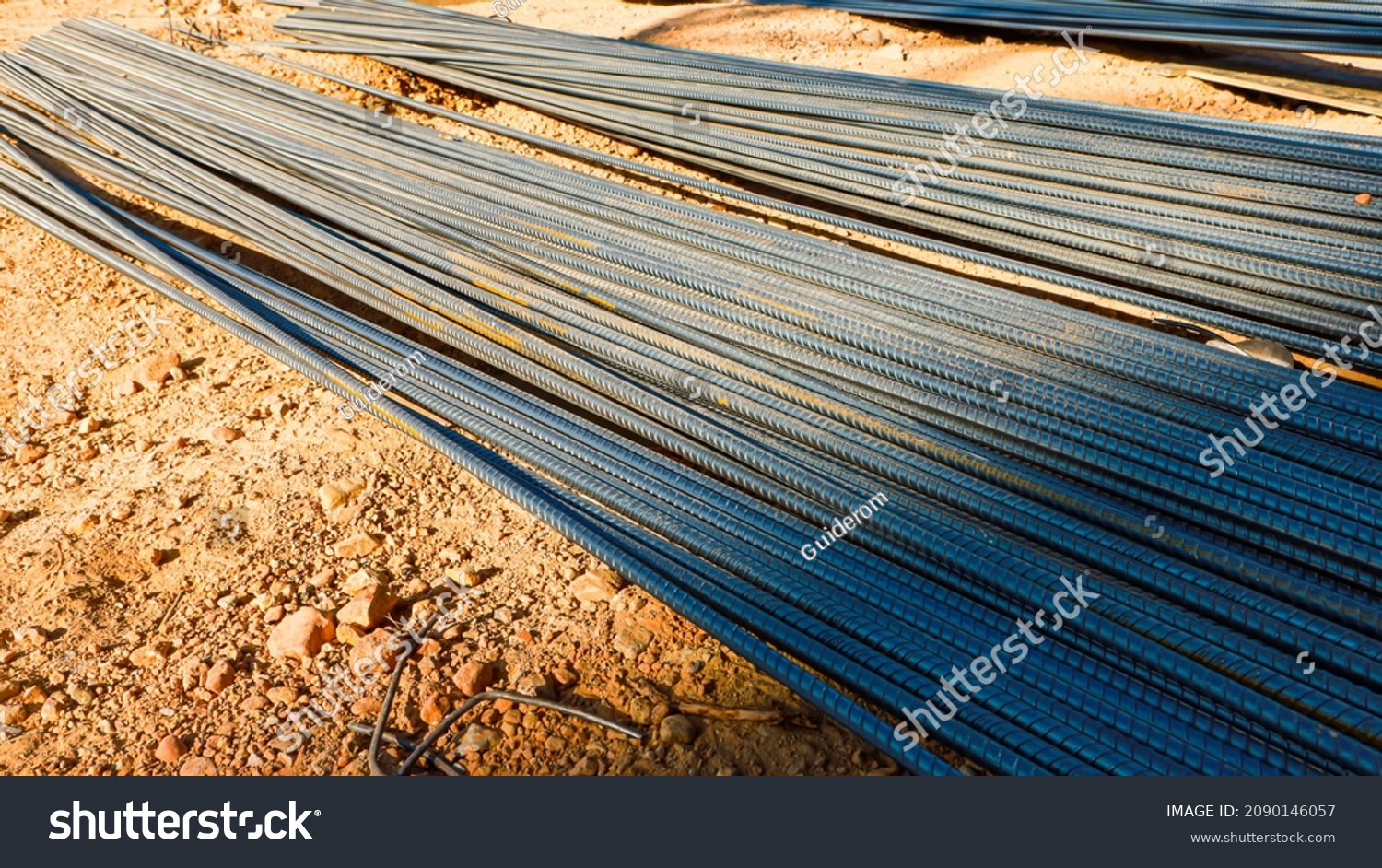 Reinforcement Steel Rod Deformed Bar Rebar Stock Photo Edit Now