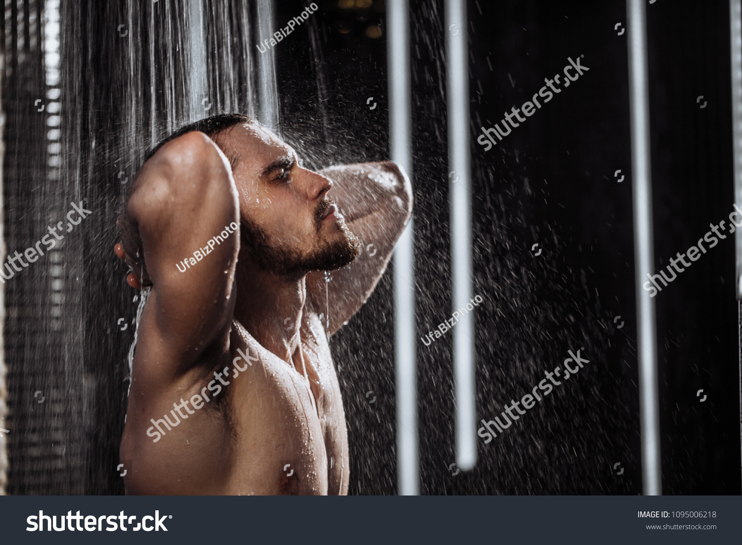 Man Showering Images Stock Photos Vectors Shutterstock