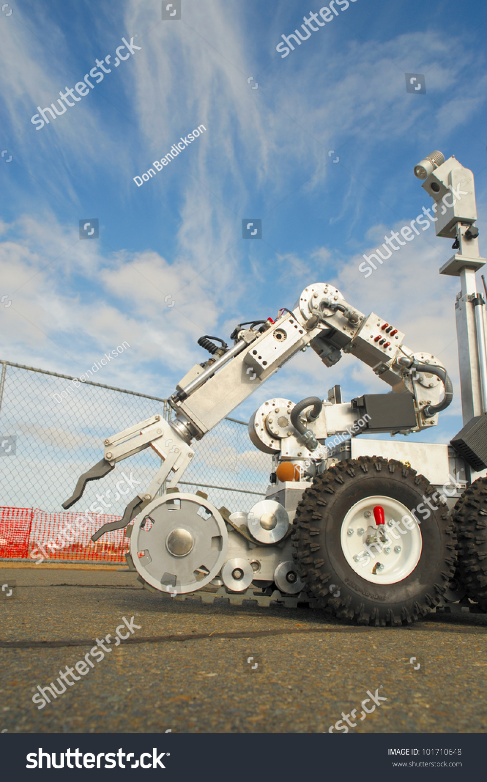 Remote Controlled Robot Used By Military Stock Photo 101710648