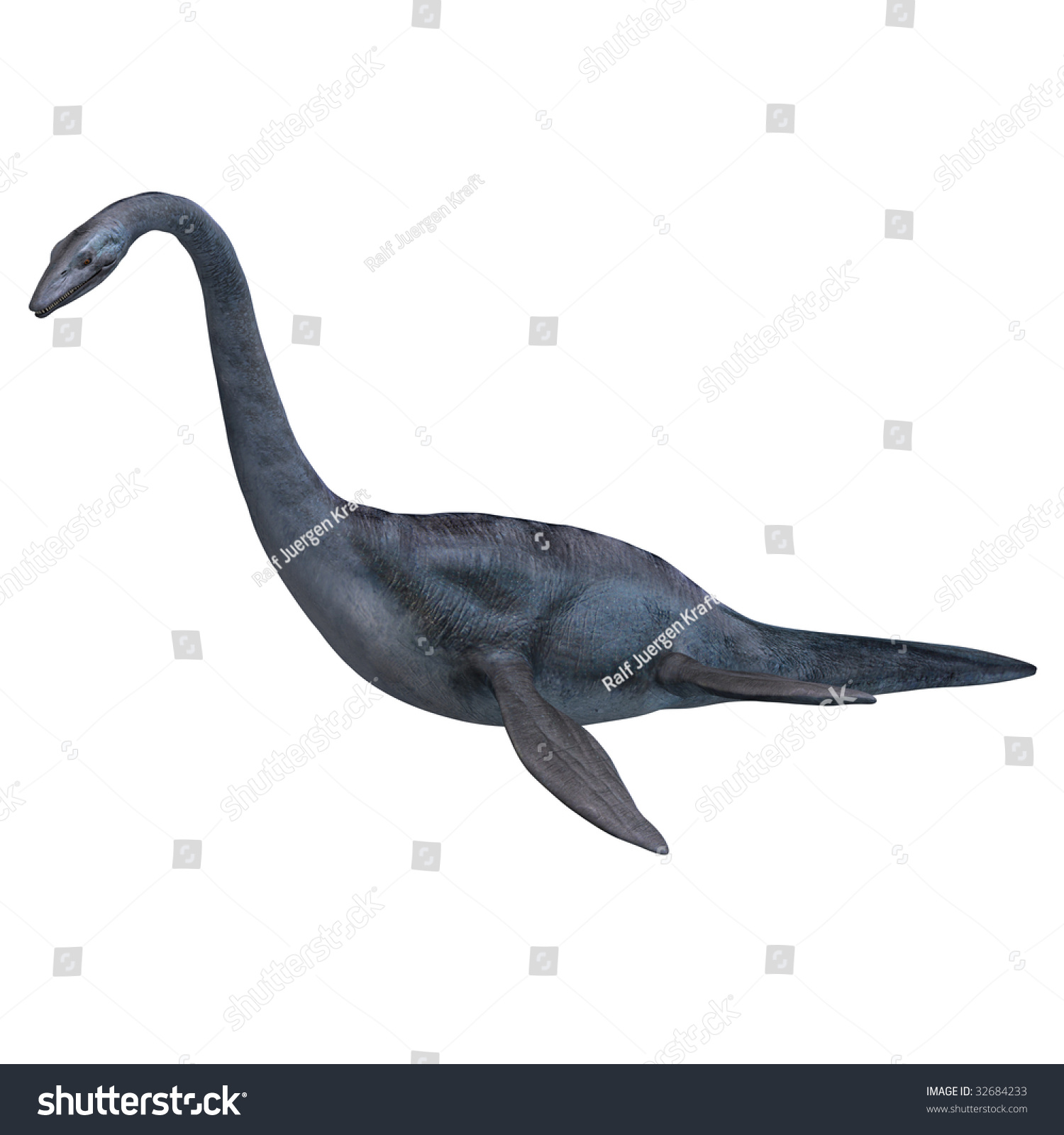 dinosaur with fins on back