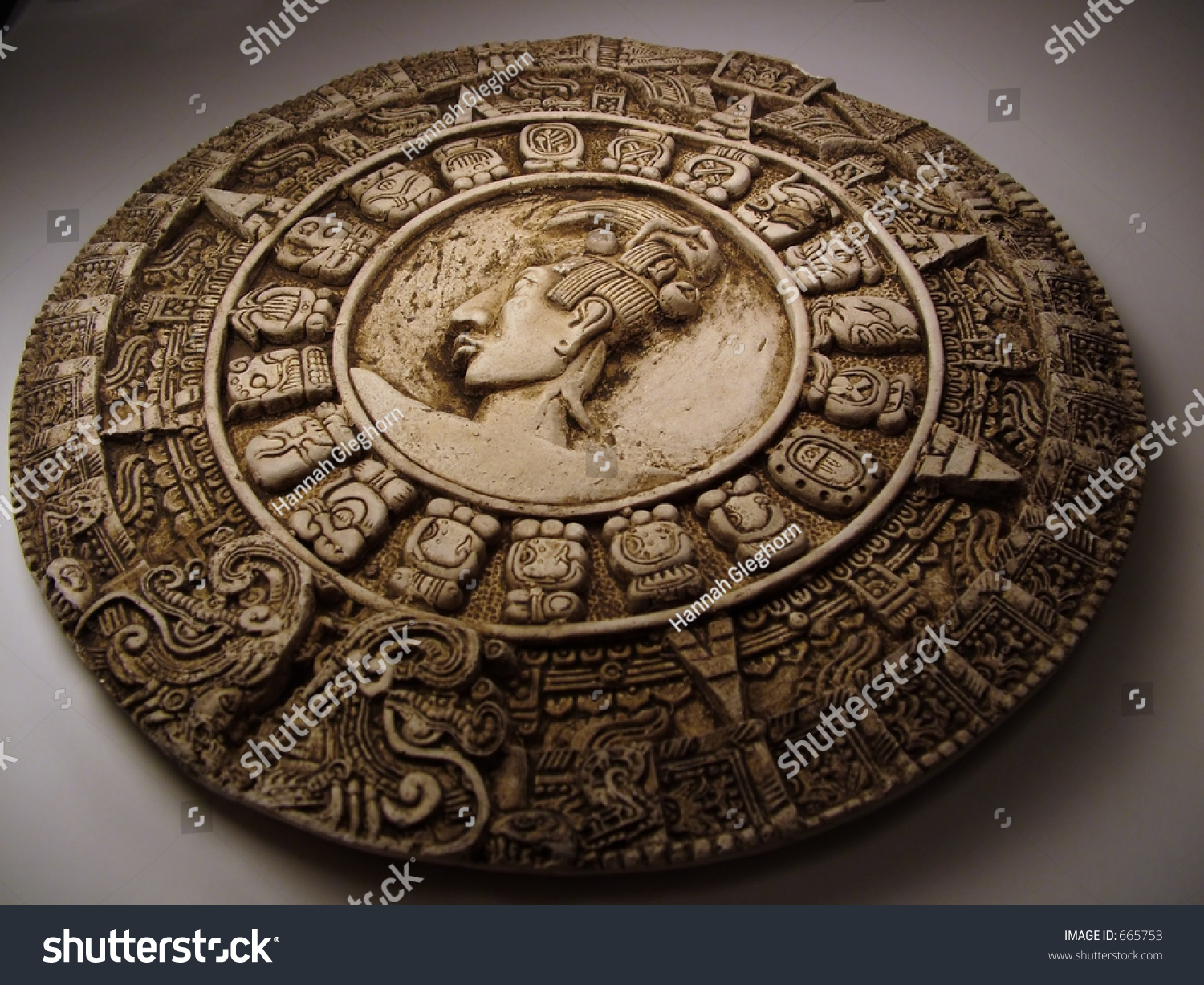 Replica Mayan Calendar Stock Photo 665753 Shutterstock