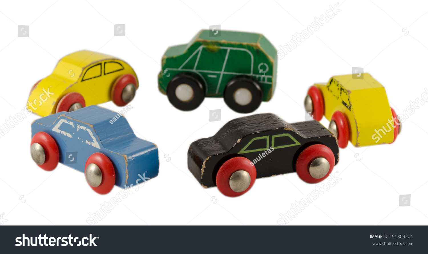 colorful toy cars