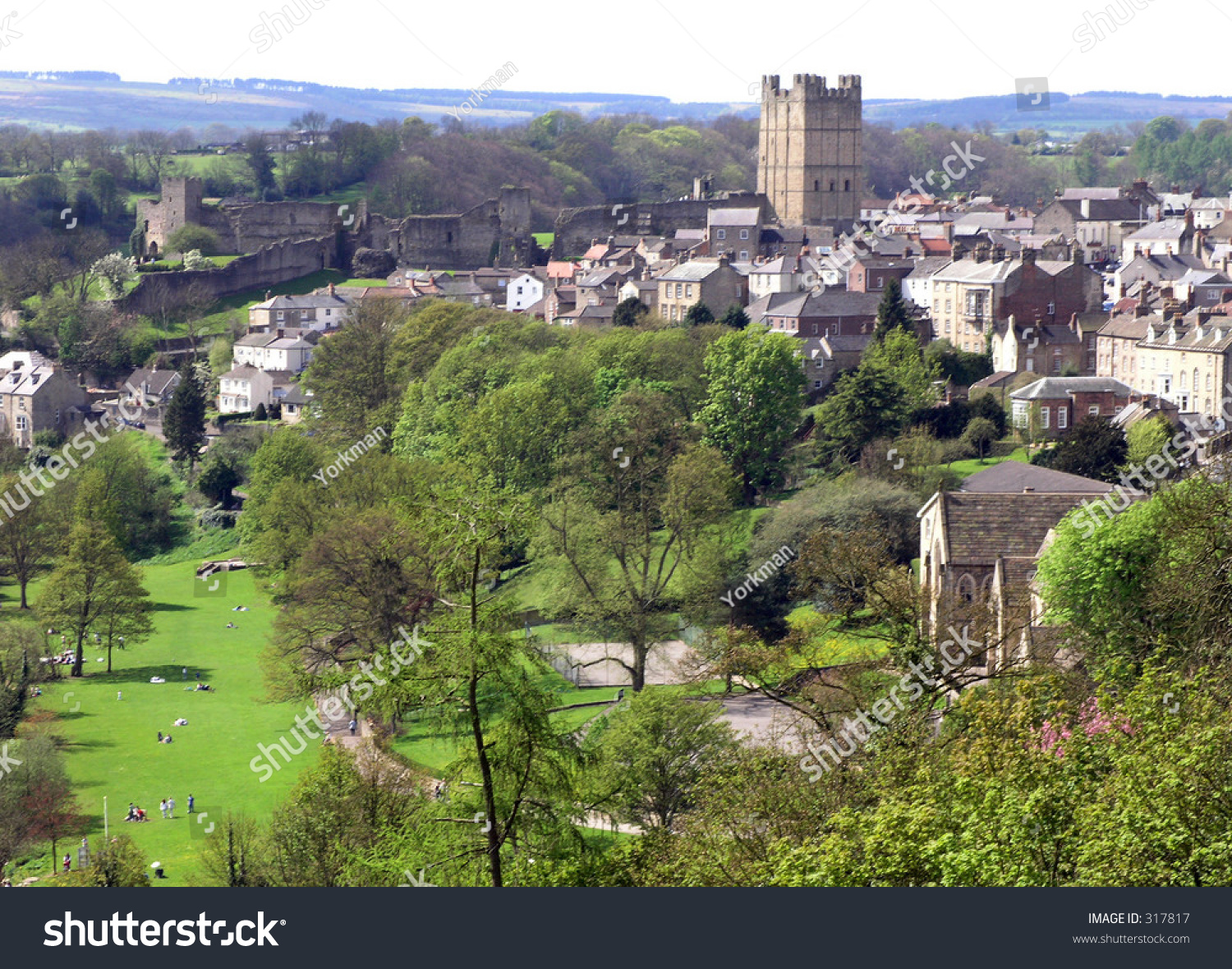 Richmond, North Yorkshire, Uk. Stock Photo 317817 : Shutterstock