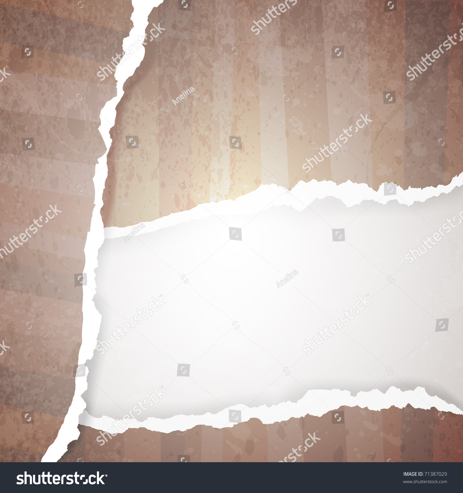 Ripped Paper - Abstract Background Stock Photo 71387029 : Shutterstock