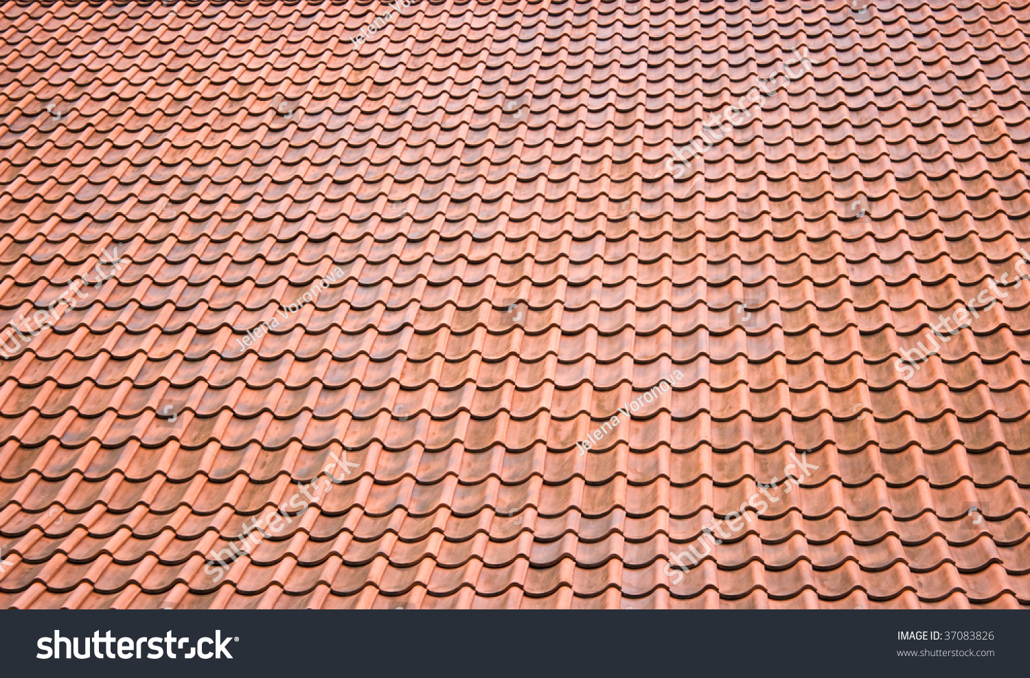 Roof Tile As Background Stock Photo 37083826 : Shutterstock