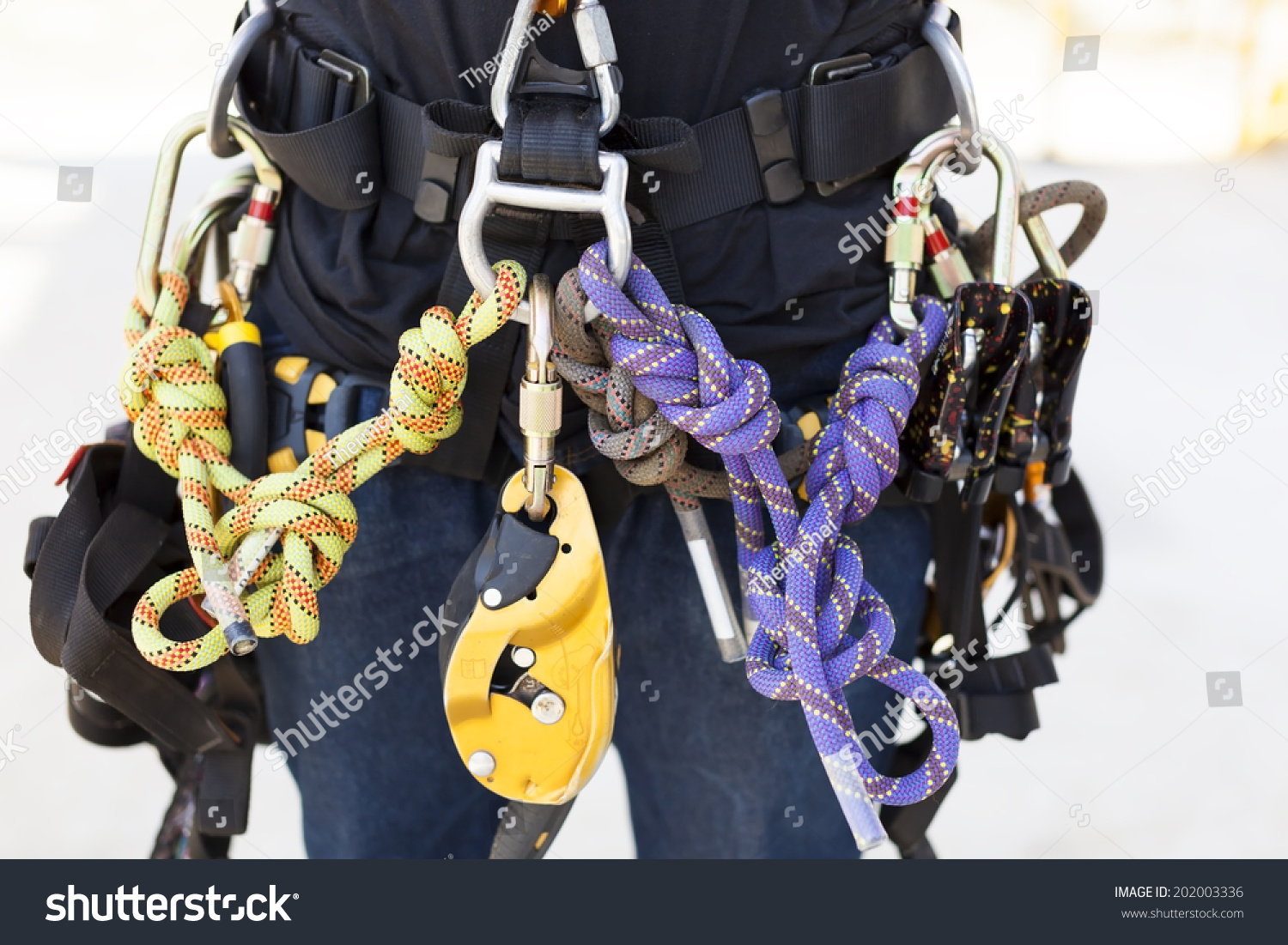 Rope Access Tool On Human Stock Photo 202003336 Shutterstock