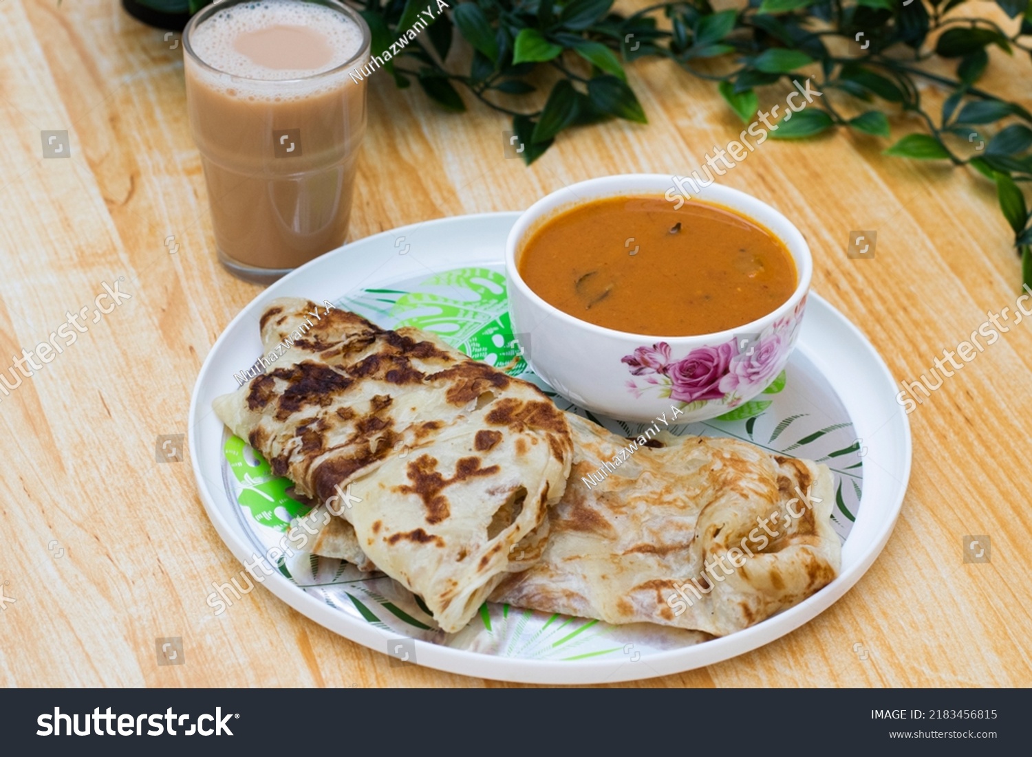 Roti Parata Roti Canai Flat Bread Stock Photo Shutterstock