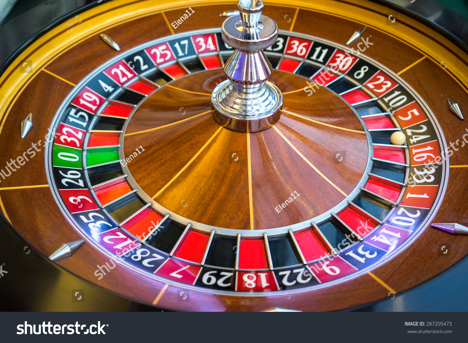 Roulette Wheel Casino Stock Photo 287205473 Shutterstock