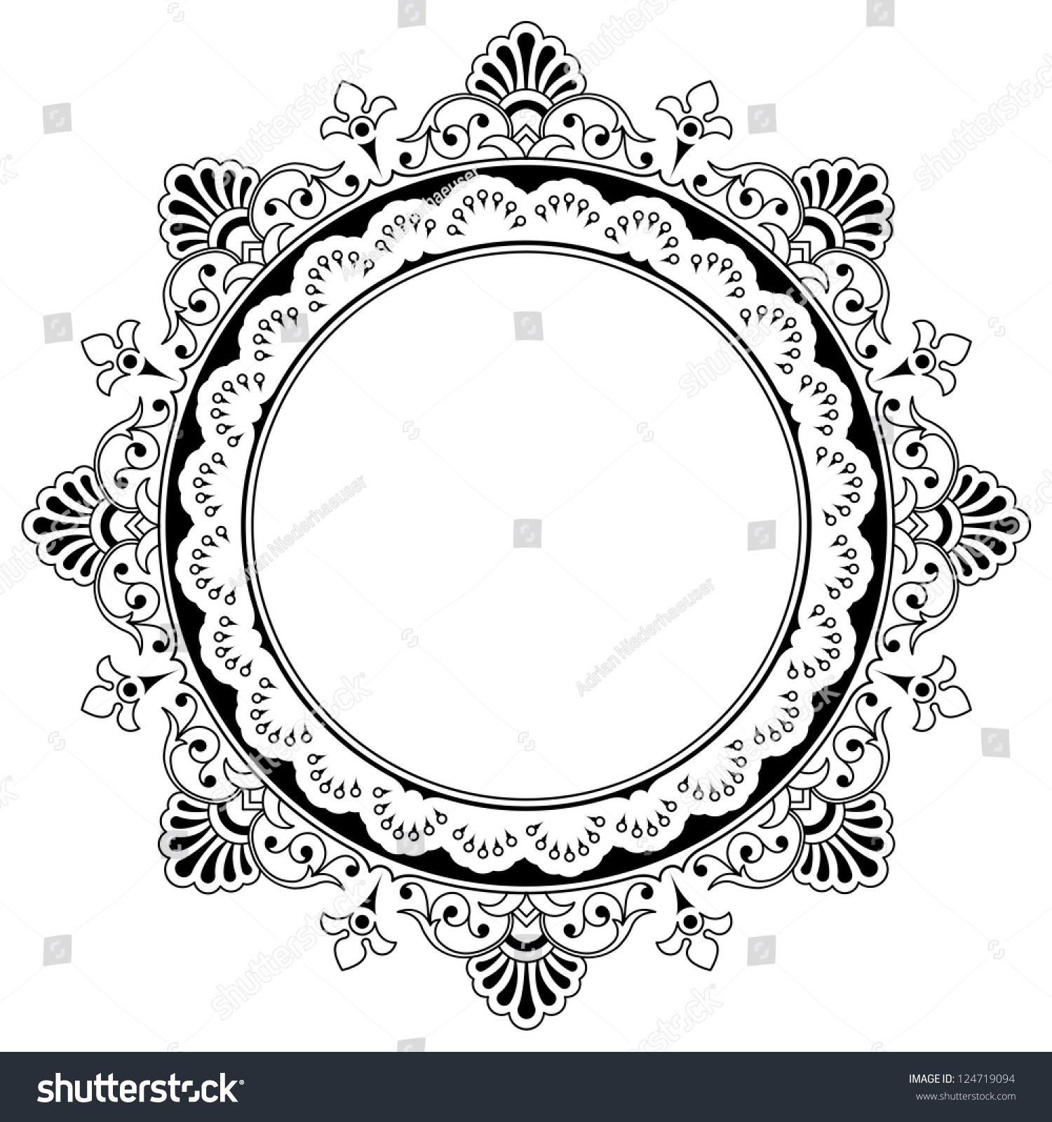 lace circle clip art free - photo #45
