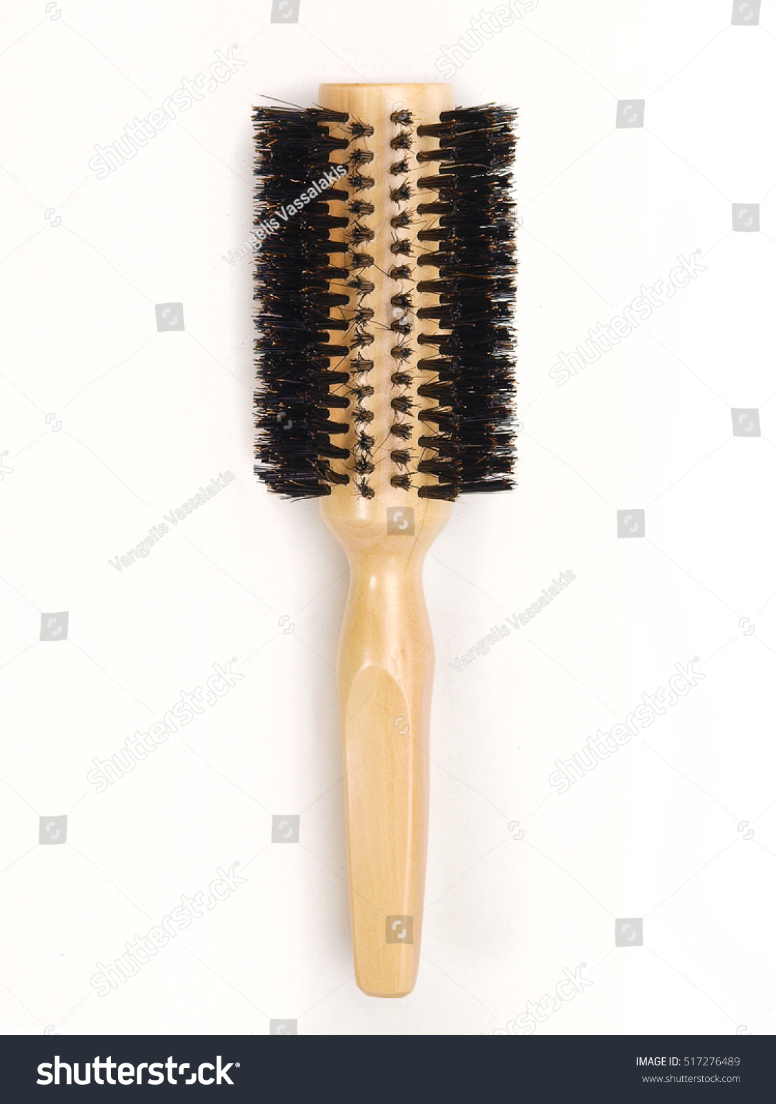 Round Hair Brush On White Background Stock Photo 517276489 Shutterstock