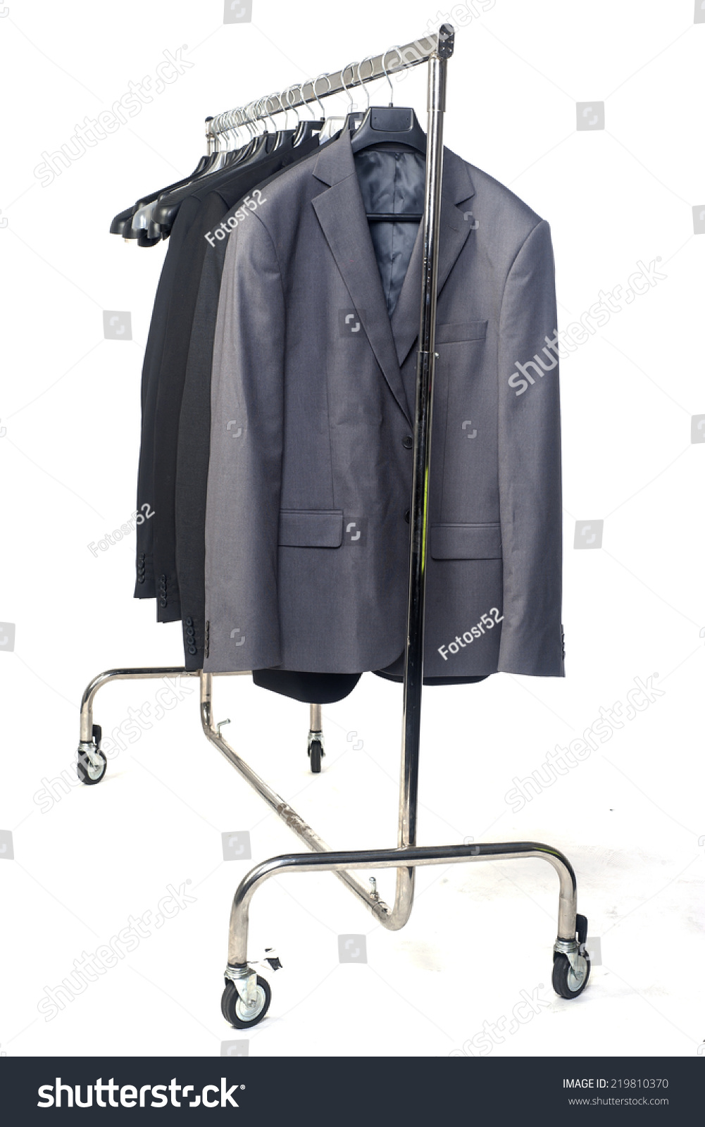 hanging suit