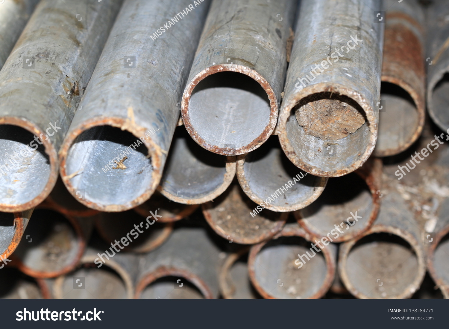 Rust Steel Pipes Stock Photo 138284771 Shutterstock