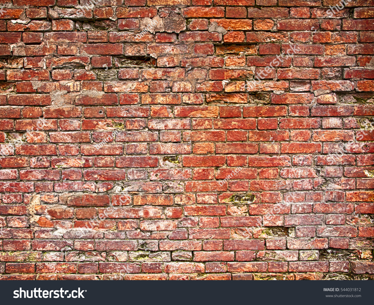 Rustic Old Brick Wall Texture Stock Photo Shutterstock