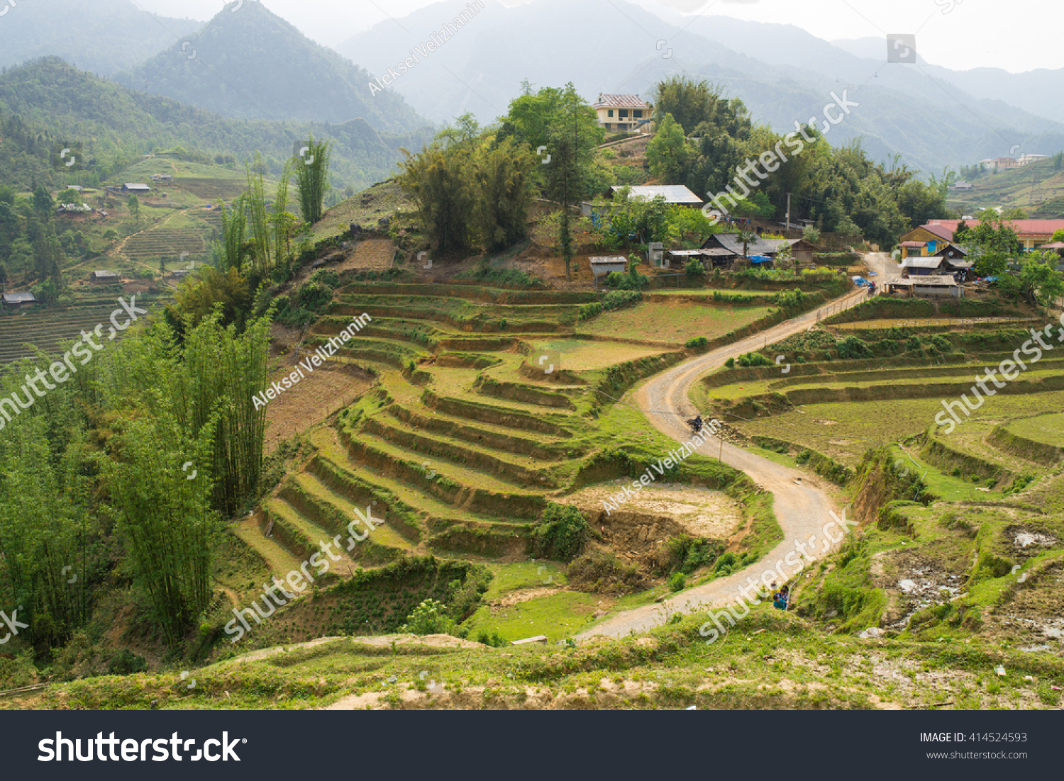 Sa Pa rice fields in the mountains North Vietnam Sa Pa rice fields in the mountains North Vietnam