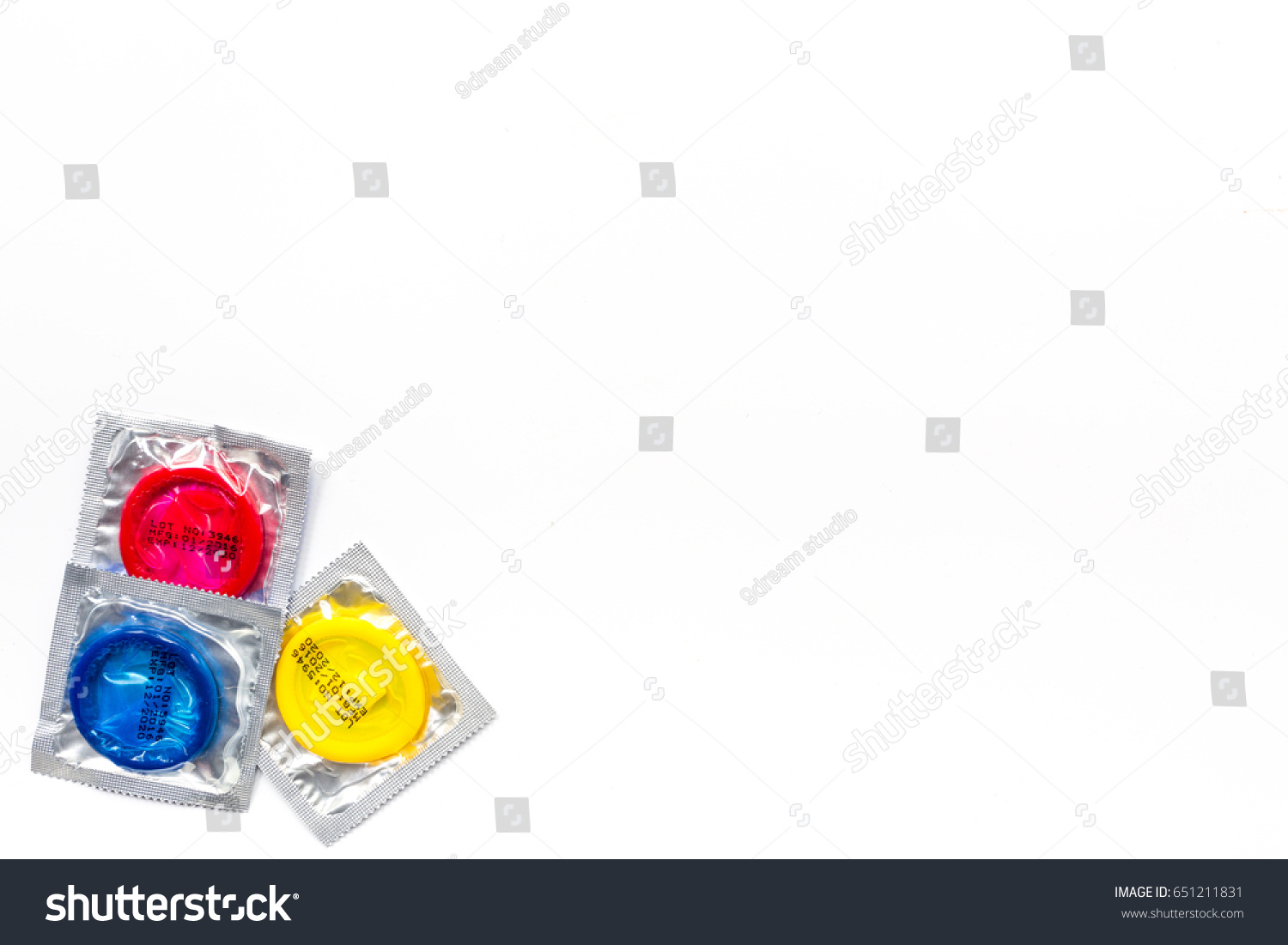 Safe Sex Condom Contraception On White Stock Photo Shutterstock