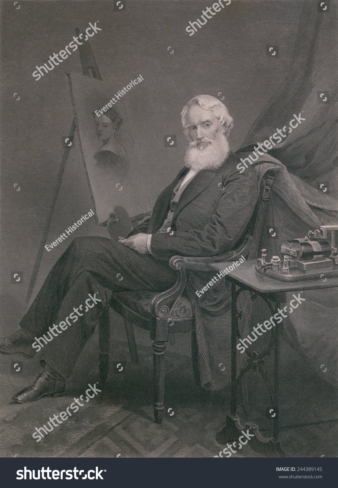 Samuel F. B. Morse (1791-1872), Painter And Inventor Of The Magnetic ...