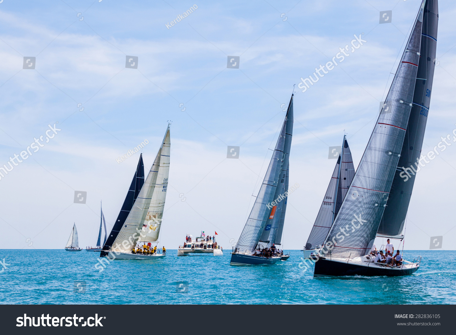 SAMUI REGATTA 2015 THAILAND MAY 30 Event at Chaweng beach Koh Samui island Thailand May 30 2015 SAMUI REGATTA 2015 THAILAND MAY 30 Event at Chaweng beach Koh Samui island Thailand May 30 2015