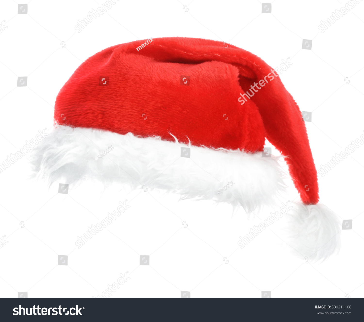 santa red hat on white stock photo 530211106 shutterstock santa red hat on white stock photo 530211106 shutterstock