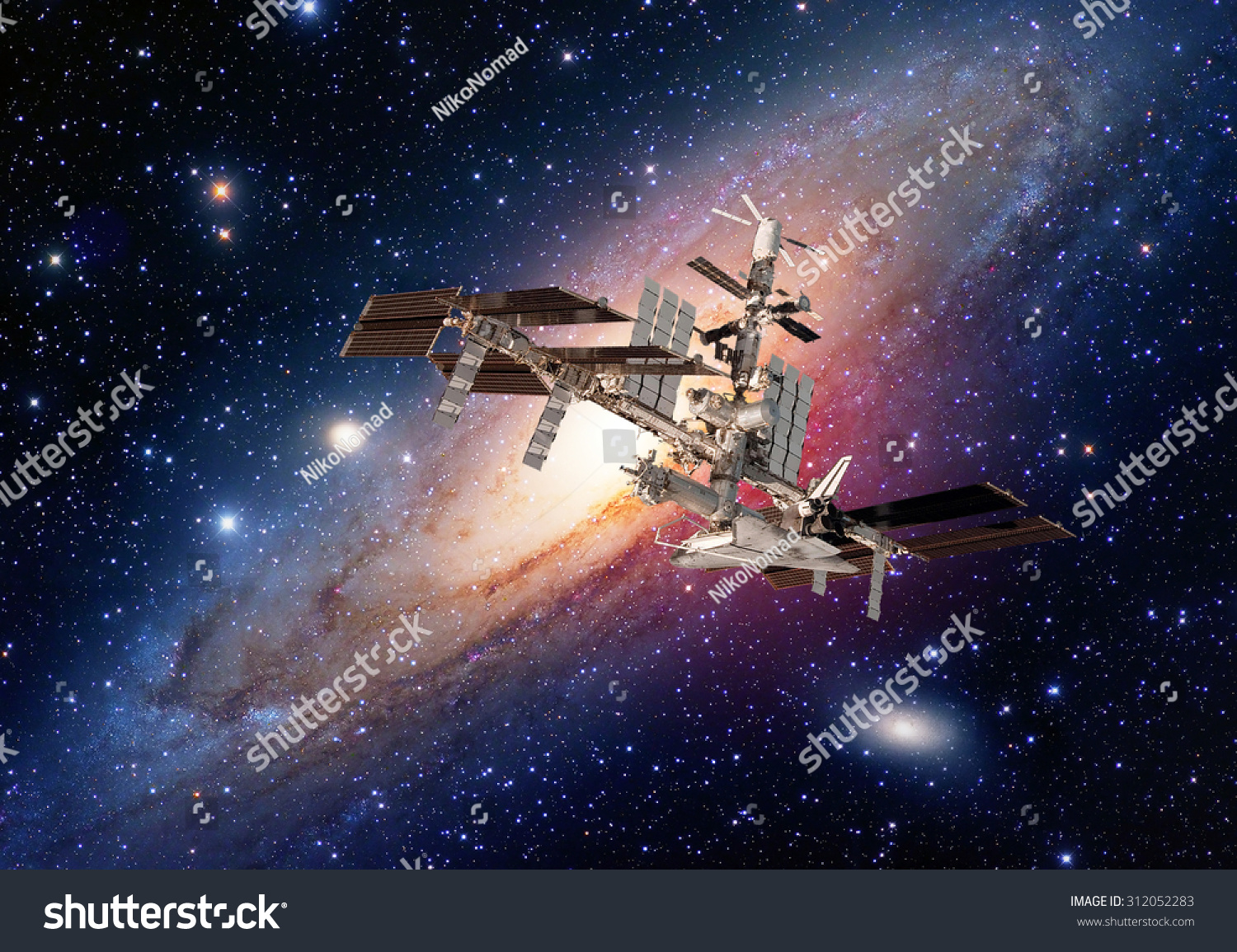 Satellite space station spaceship spacecraft outer galaxy universe Elements of this image furnished by NASA Satellite space station spaceship spacecraft outer galaxy universe Elements of this image furnished by NASA