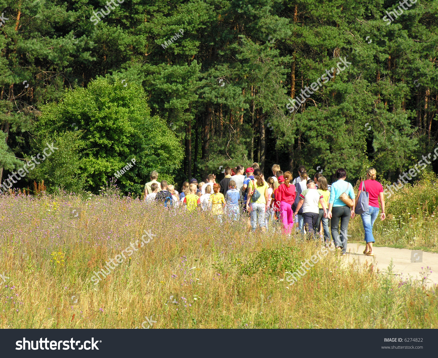 School Field Trip ChildrenTeens Excursion Stock Photo 6274822