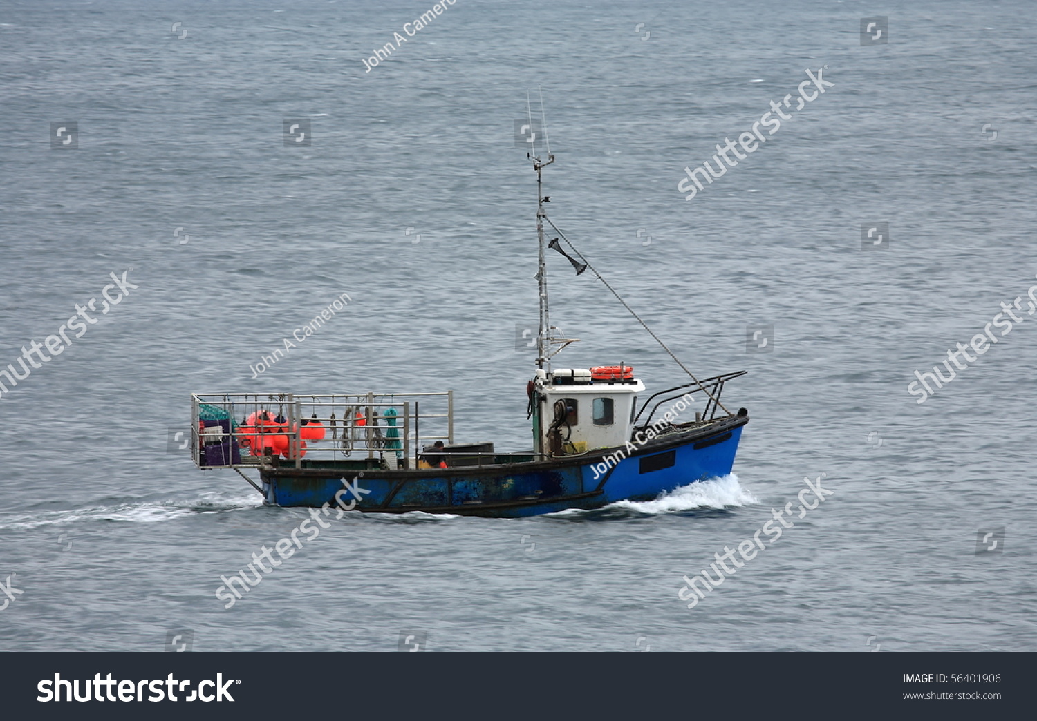 Scottish Prawn Fishing Boat. Stock Photo 56401906 : Shutterstock