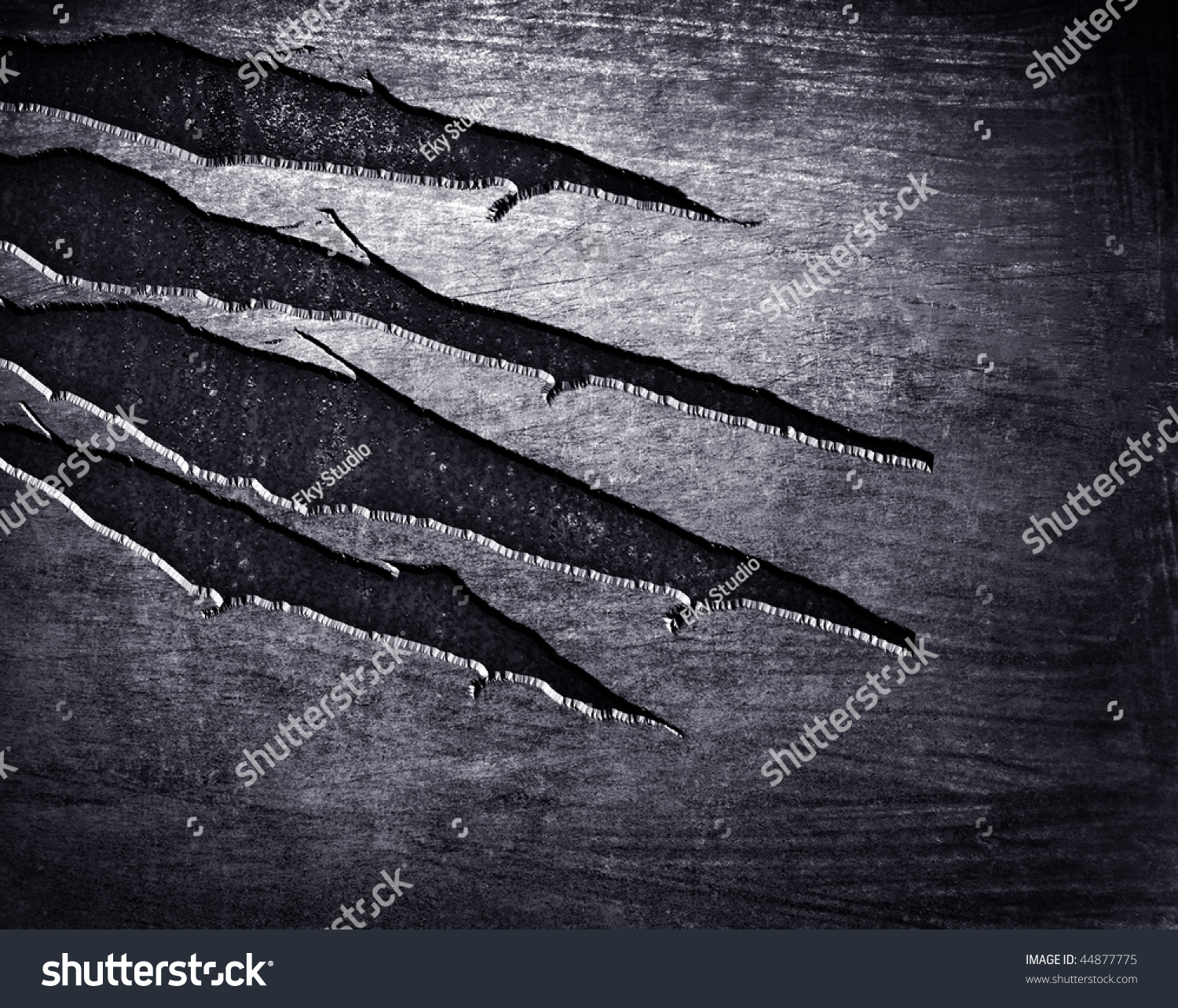 Scratched Metal Background Stock Photo 44877775 : Shutterstock