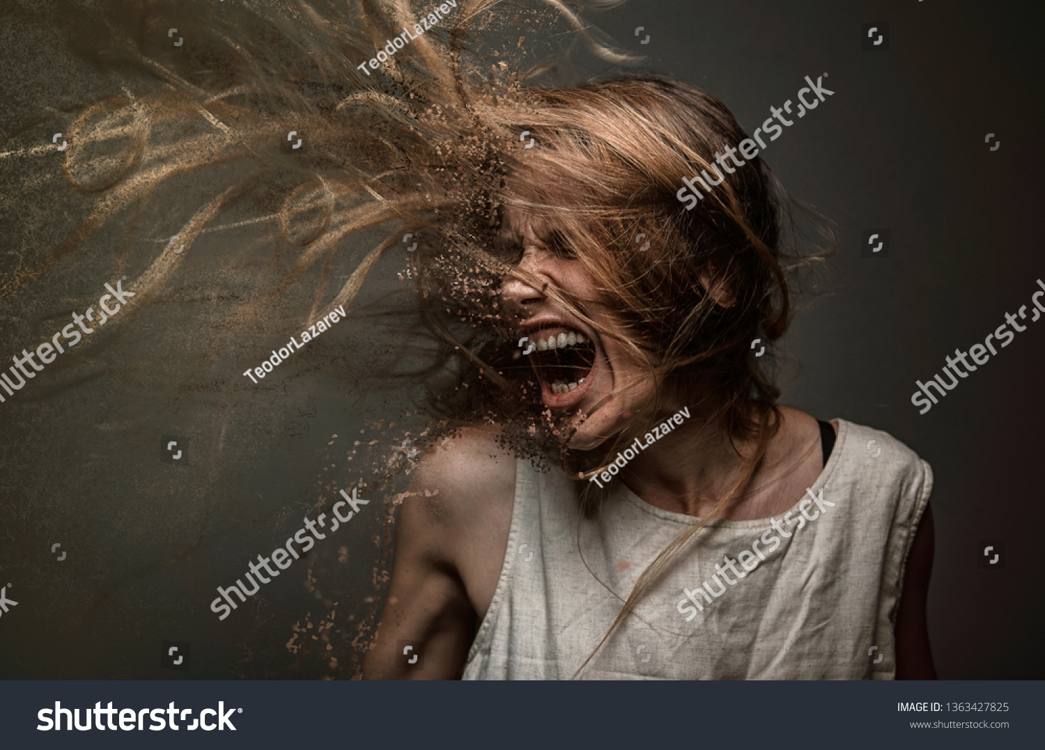 927 Naked woman screaming 이미지 스톡 사진 및 벡터 Shutterstock