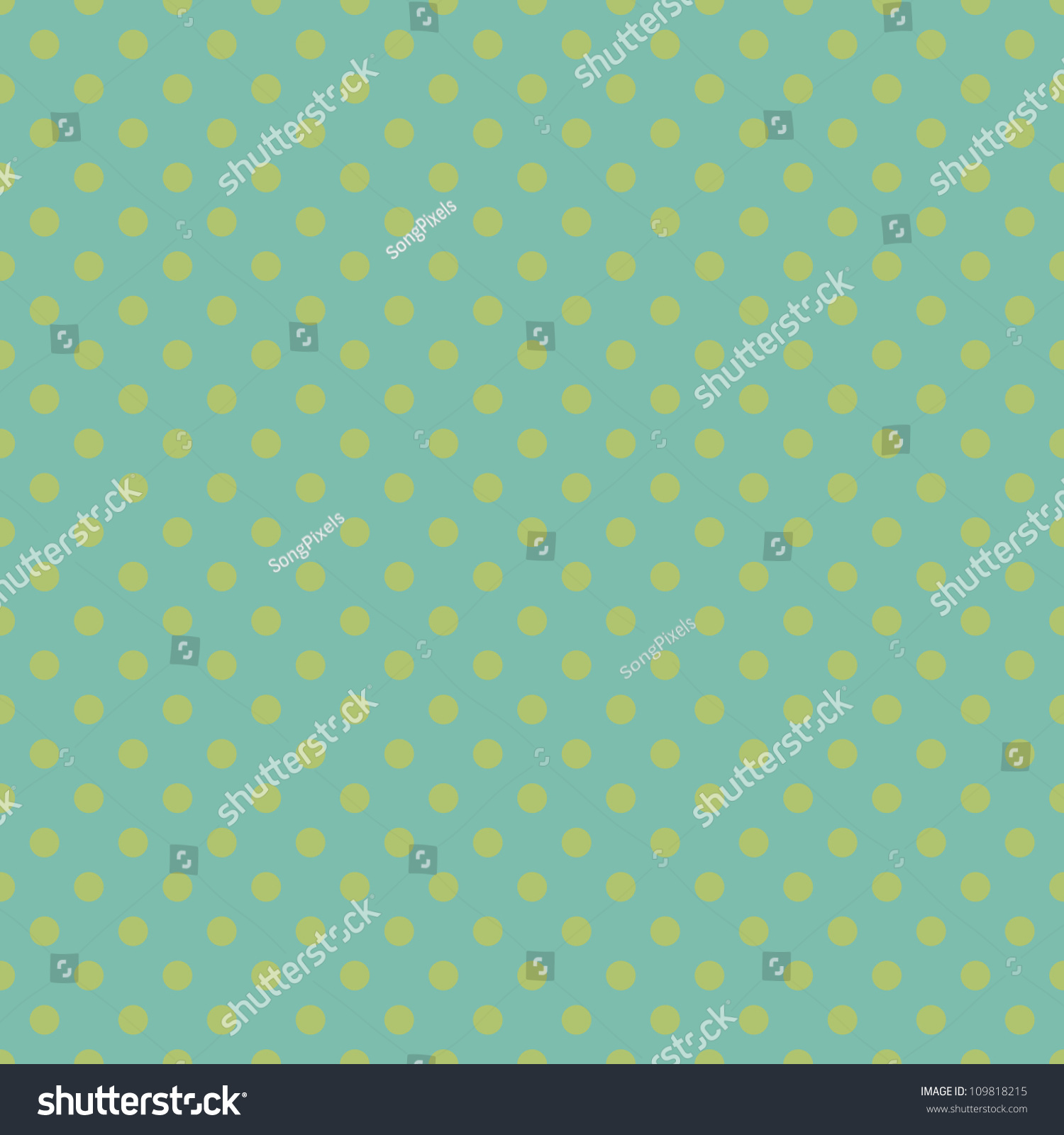 Seamless Polka Dot Background Stock Illustration 109818215 - Shutterstock