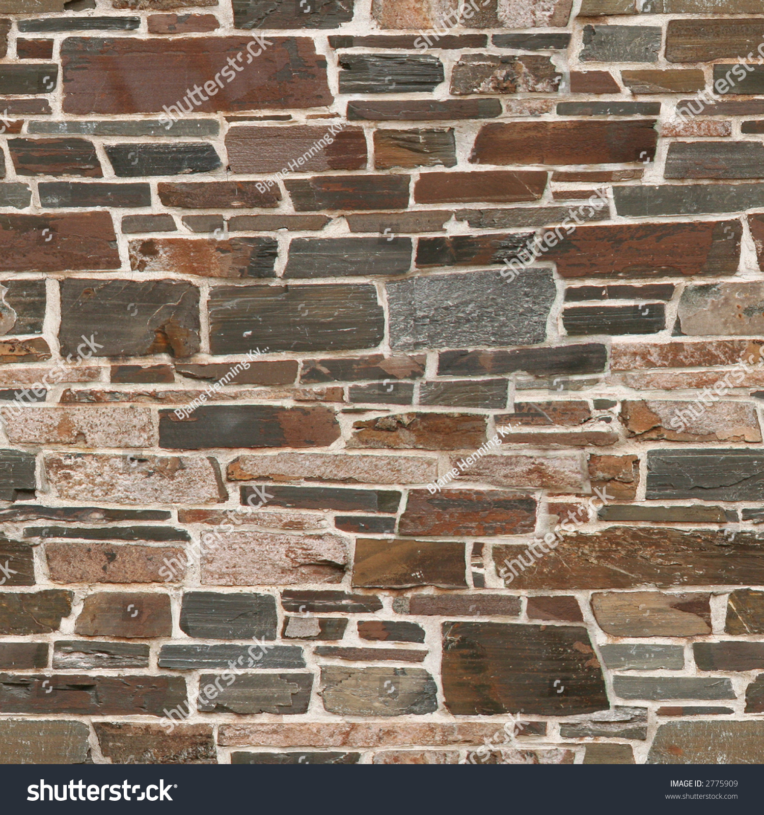 Seamless Stone Wall Texture. (Original: #1267569) Stock Photo 2775909